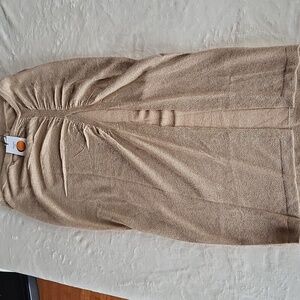 Tropic of C gold cover up skirt size L